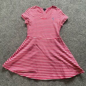 Striped Dress with Skater Skirt